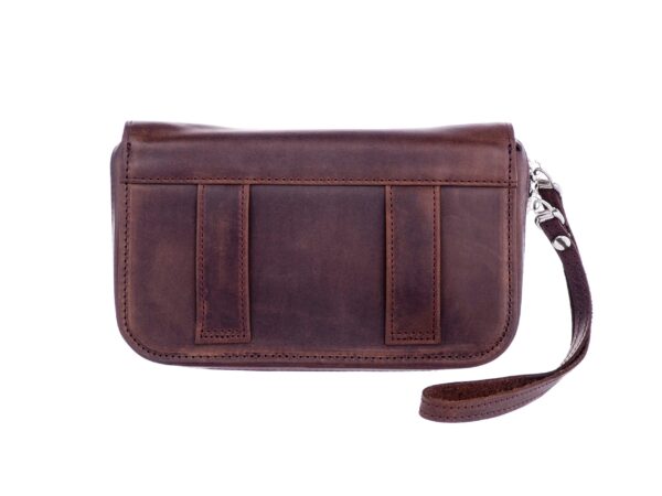 KGU Music - TRUMPET MOUTHPIECE QUAD POUCH. CRAZY HORSE LEATHER - Image 8