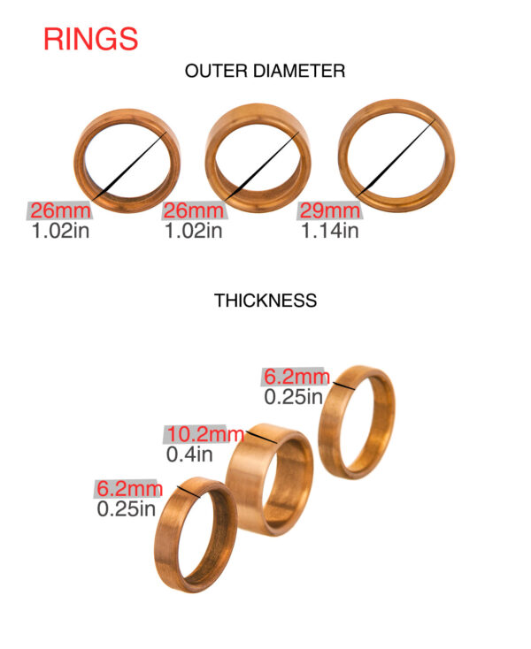 KGUmusic - FINGER RINGS FOR BRASS INSTRUMENTS | SET OF 3 - Image 4