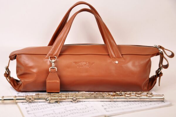 MG Leather Work - Flute Bag Classic Style Detroit Leather - Image 2