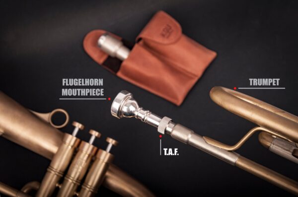 KGUmusic -  T.A.F. - TRUMPET ADAPTER FOR FLUGELHORN MOUTHPIECE - Image 6