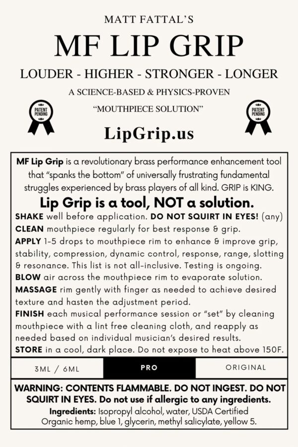 MF Lip Grip Pro (50% more GRIP) (ONLY FOR SALE IN THE USA) - Image 3