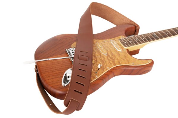 MG Leather Work - Classic Leather Guitar Strap - Image 2