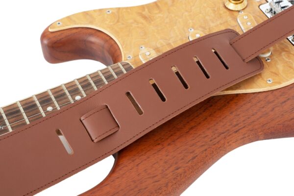 MG Leather Work - Classic Leather Guitar Strap - Image 7