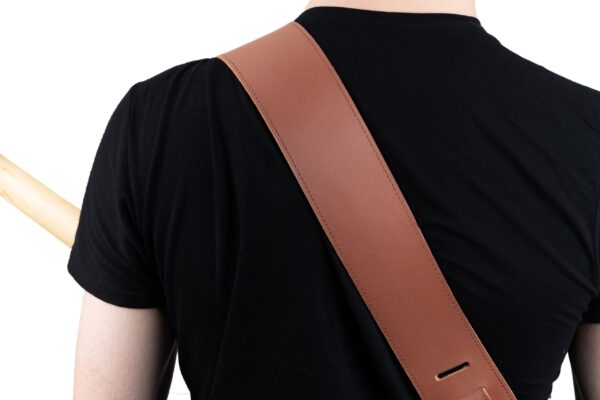 MG Leather Work - Classic Leather Guitar Strap - Image 6
