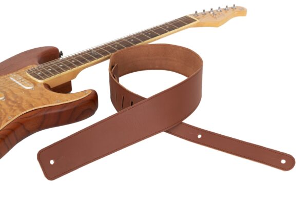 MG Leather Work - Classic Leather Guitar Strap - Image 9
