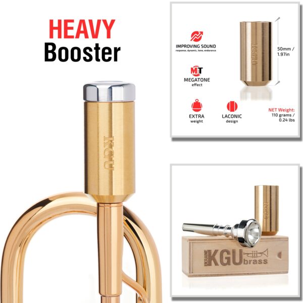 KGUmusic - HEAVY TRUMPET MOUTHPIECE BOOSTER