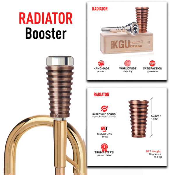 KGUmusic - RADIATOR TRUMPET MOUTHPIECE BOOSTER - Image 3