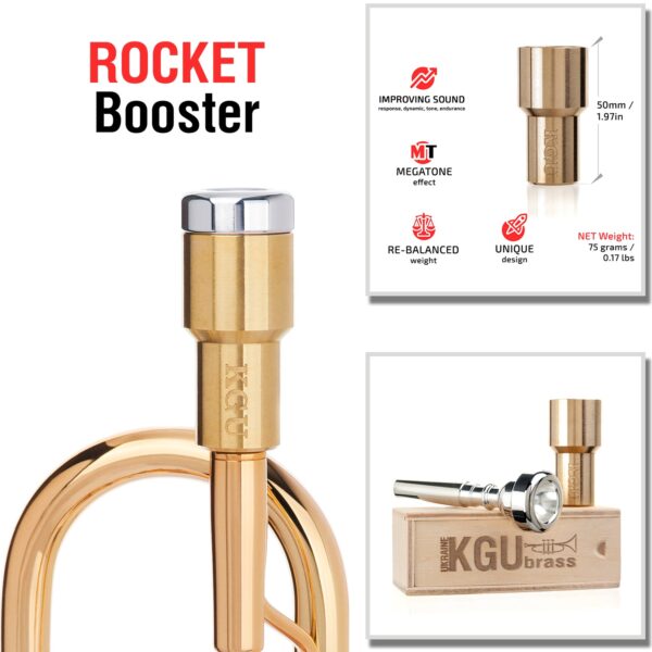 KGU Music - ROCKET TRUMPET MOUTHPIECE BOOSTER