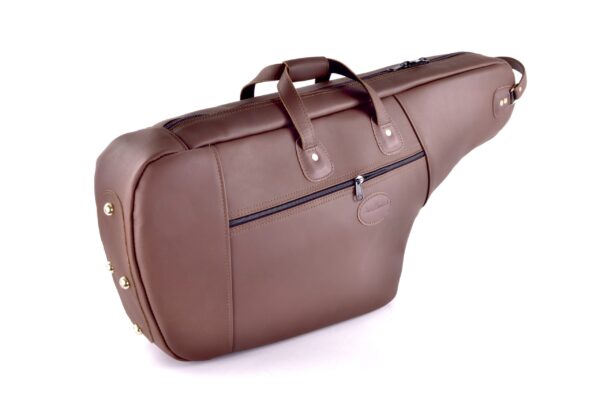 Glenn Cronkhite Custom Cases - Double Sax Case with Oversized Outside Pocket Alto/Soprano
