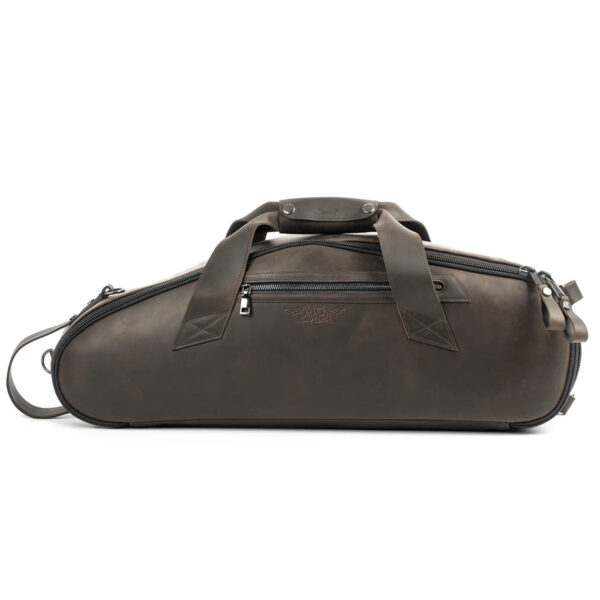 MG Leather Work - Alto Saxophone Gig Bag in Crazy Horse Leather - Image 3