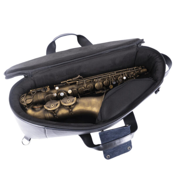 MG Leather Work - Alto Saxophone Gig bag in Detroit Leather - Image 6