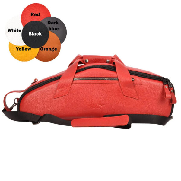 MG Leather Work - Alto Saxophone Gig Bag in Flotar Leather - Image 4