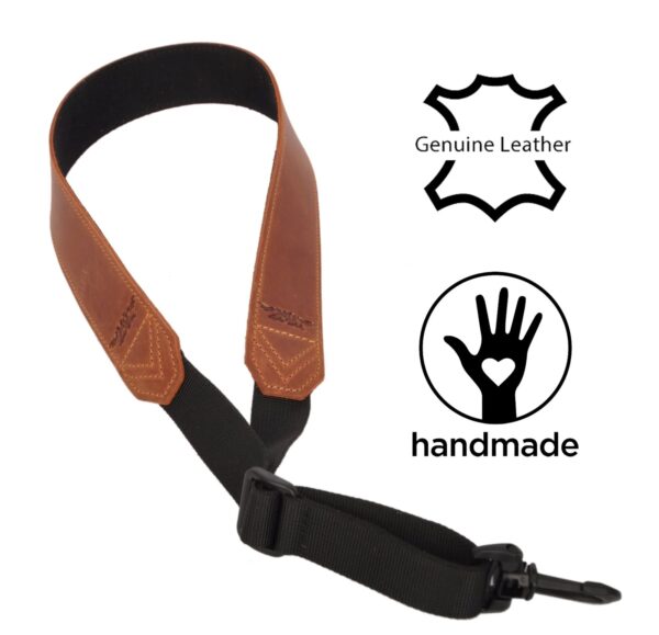 MG Leather Work - Soprano, Alto, Tenor and Baritone Saxophone Neck Strap - Image 5