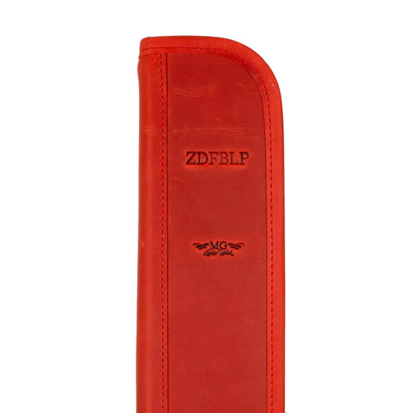 MG Leather Work - Bass Bow Case in Crazy Horse Leather - Image 6