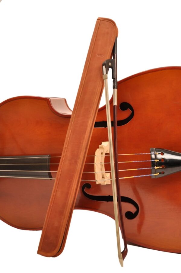 MG Leather Work - Bass Bow Case in Crazy Horse Leather - Image 2
