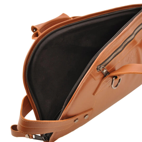 MG Leather Work - Cornet/Piccolo Trumpet Gig Bag Flotar Leather - Image 5