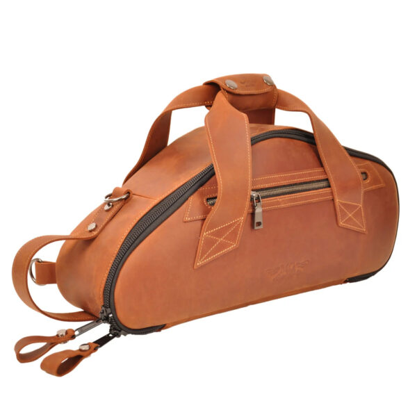 MG Leather Work - Curved Soprano Saxophone Gig Bag