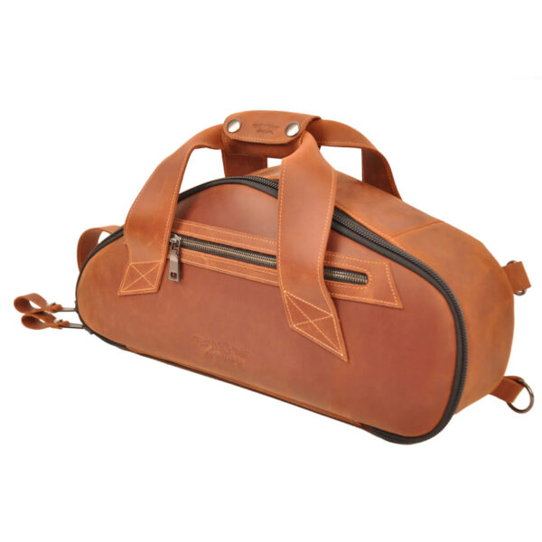 MG Leather Work - Curved Soprano Saxophone Gig Bag - Image 4