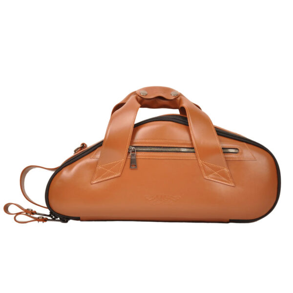 MG Leather Work - Curved Soprano Saxophone Gig Bag in Detroit Leather