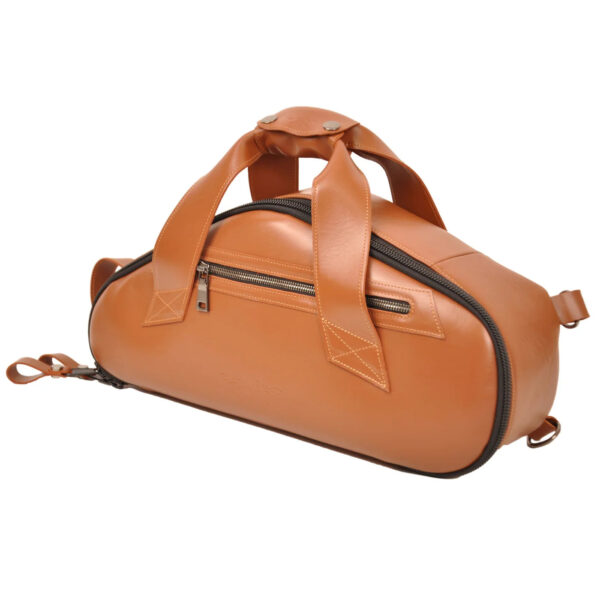 MG Leather Work - Curved Soprano Saxophone Gig Bag in Detroit Leather - Image 5