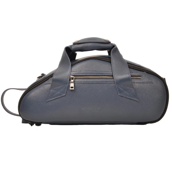 MG Leather Work - Curved Soprano Saxophone Gig Bag in Flotar Leather - Image 2
