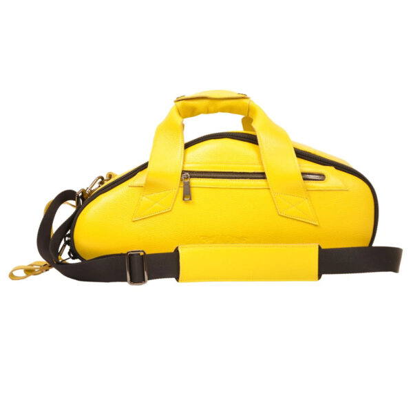MG Leather Work - Curved Soprano Saxophone Gig Bag in Flotar Leather - Image 3
