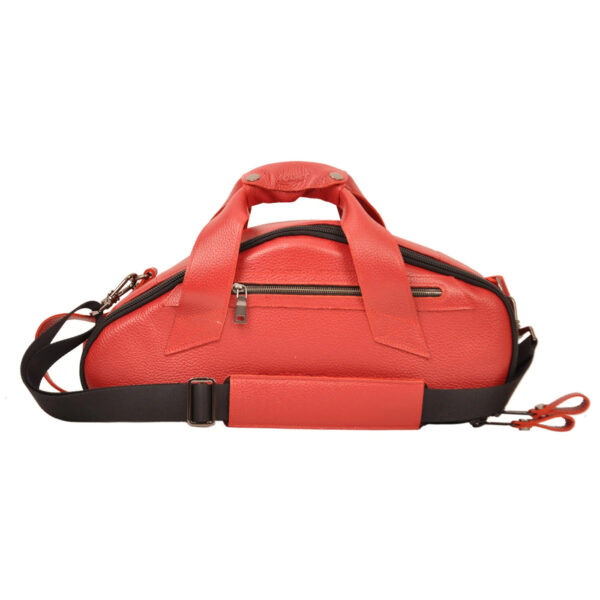 MG Leather Work - Curved Soprano Saxophone Gig Bag in Flotar Leather - Image 4
