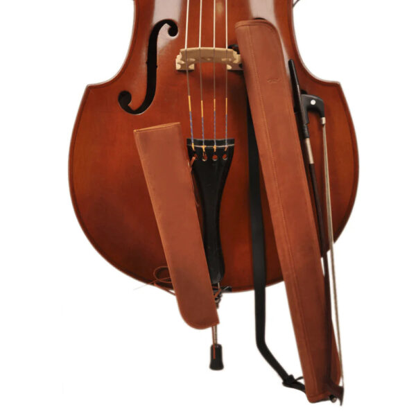 MG Leather Work - Double Bass Bow Quiver and Bass Bow Case in Crazy Horse Leather - Image 3