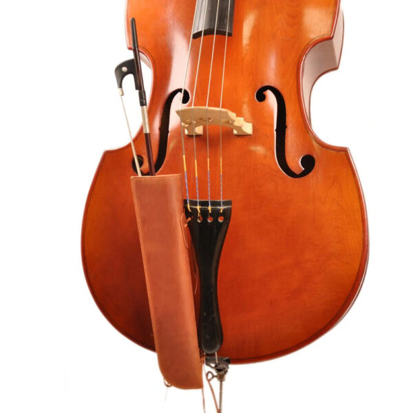 MG Leather Work - Double Bass Bow Quiver and Bass Bow Case in Crazy Horse Leather - Image 5
