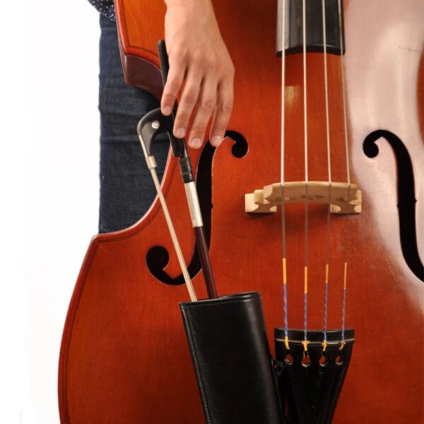 MG Leather Work - Double Bass Bow Quiver and Bass Bow Case in Detroit Leather - Image 3