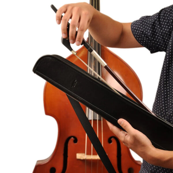 MG Leather Work - Double Bass Bow Quiver and Bass Bow Case in Detroit Leather