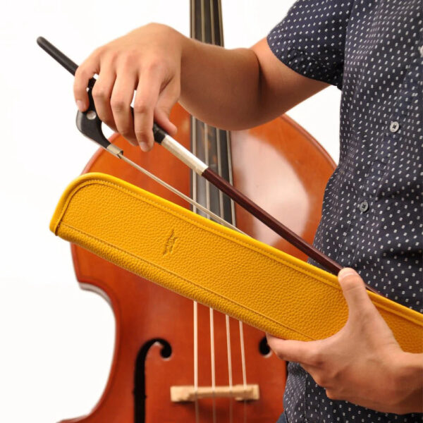 MG Leather Work - Double Bass Bow Quiver and Bass Bow Case in Flotar Leather