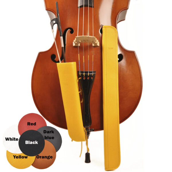 MG Leather Work - Double Bass Bow Quiver and Bass Bow Case in Flotar Leather - Image 2