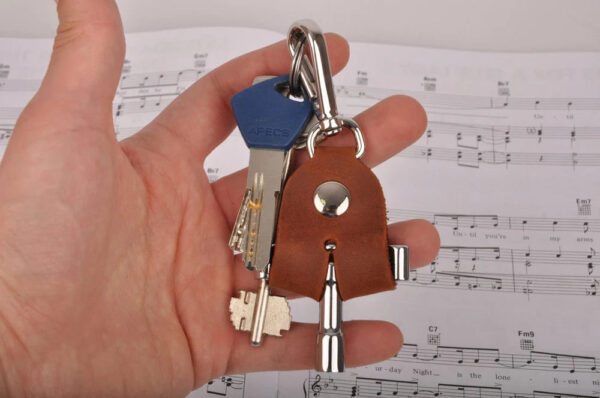 MG Leather Work - Drum Key Holder in Genuine Leather - Image 4