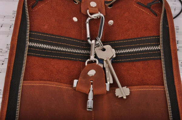 MG Leather Work - Drum Key Holder in Genuine Leather