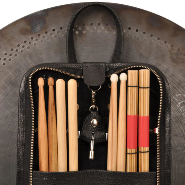 MG Leather Work - Drumstick Compact Bag w/ Drum Key Holder in Flotar Leather - Image 4