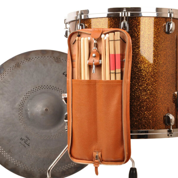 MG Leather Work - Drumstick Compact Bag w/ Drum Key Holder in Flotar Leather - Image 5