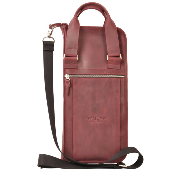 MG Leather Work - Large DrumStick Bag with Drum Key Holder in Crazy Horse Leather - Image 4