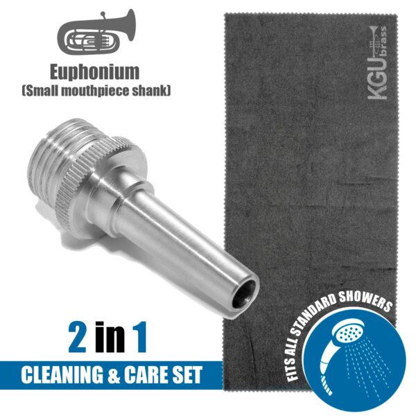 KGUmusic - KGUMUSIC'S CLEANING AQUA NOZZLE (ALUMINUM) FOR BRASS INSTRUMENTS + TOWEL | 2 IN 1 - Image 15