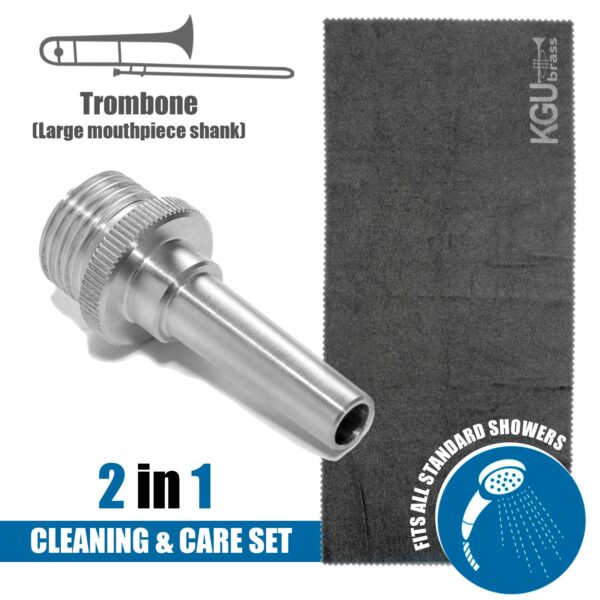 KGUmusic - KGUMUSIC'S CLEANING AQUA NOZZLE (ALUMINUM) FOR BRASS INSTRUMENTS + TOWEL | 2 IN 1 - Image 12