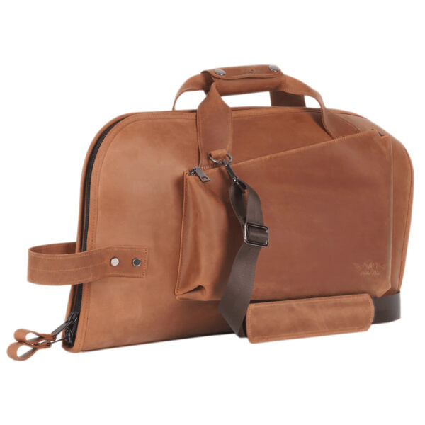 MG Leather Work - Flugelhorn Gig bag Crazy Horse Leather