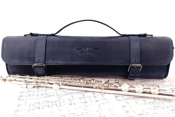 MG Leather Work - Flute Bag Classic Style Crazy Horse Leather - Image 8