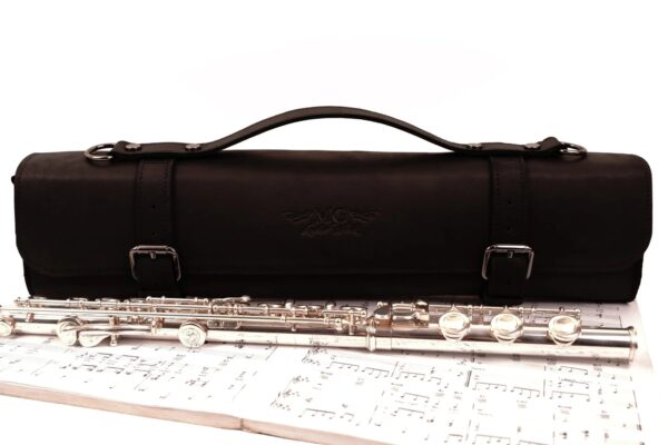 MG Leather Work - Flute Bag Classic Style Crazy Horse Leather - Image 5
