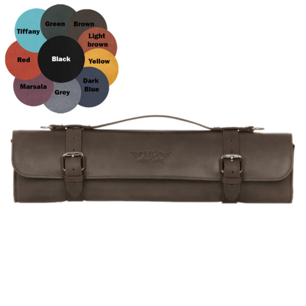 MG Leather Work - Flute Bag Classic Style Crazy Horse Leather - Image 6
