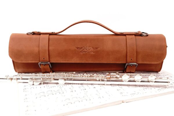 MG Leather Work - Flute Bag Classic Style Crazy Horse Leather - Image 7