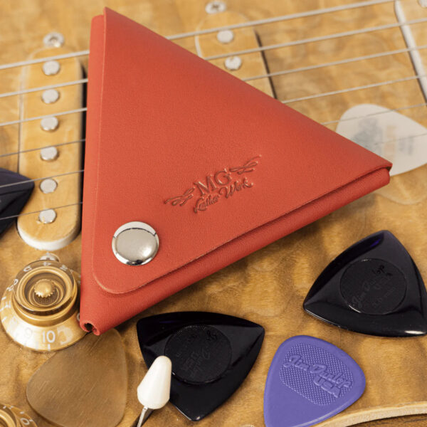 MG Leather Work - Leather Guitar Pick Pouch - Image 3