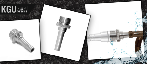 KGUmusic - KGUMUSIC'S CLEANING AQUA NOZZLE (ALUMINUM) FOR BRASS INSTRUMENTS + TOWEL | 2 IN 1