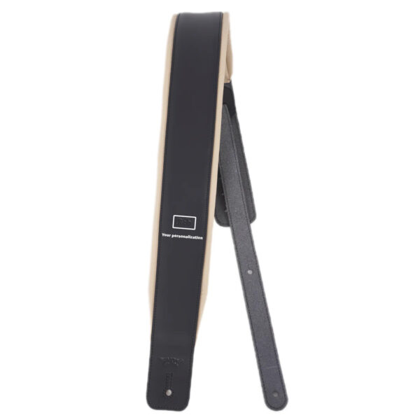 MG Leather Work - Padded Two Tone Leather Guitar Strap - Image 10