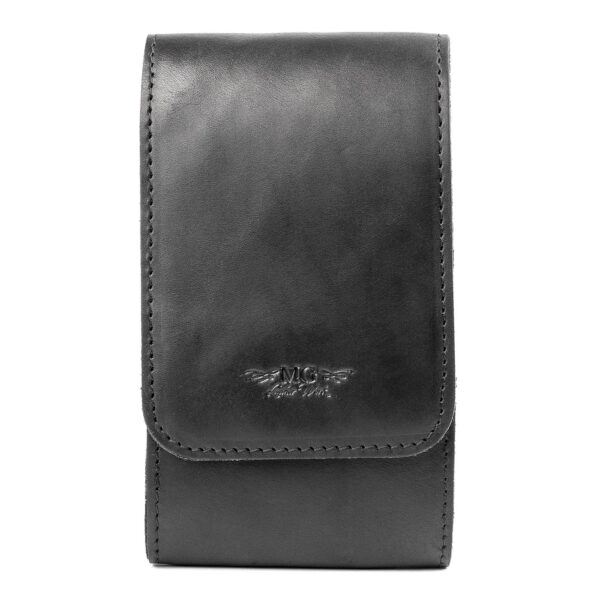 MG Leather Work - Piccolo Trumpet lead Pipe Holder - Crazy Horse Leather
