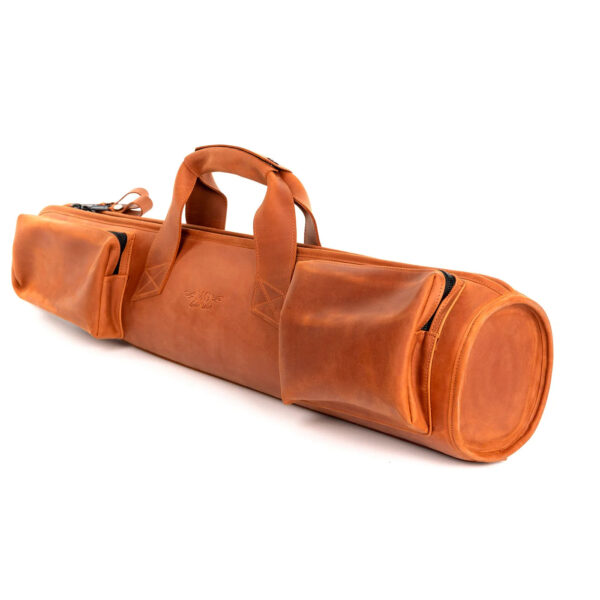 MG Leather Work - Straight Soprano Saxophone Gig Bag in Crazy Horse Leather - Image 3
